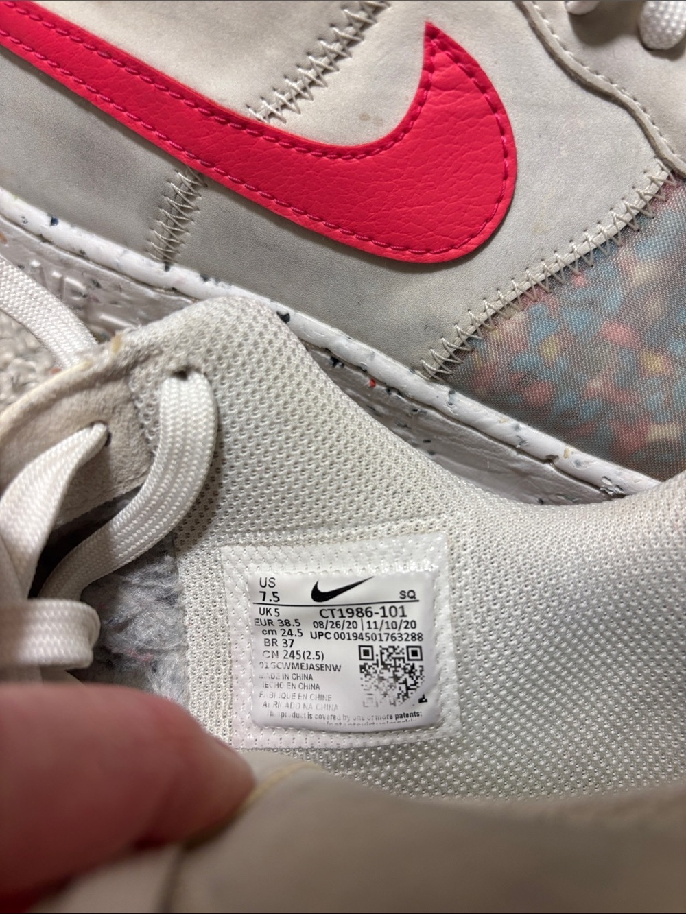 Nike Air Force 1 Crater 'Siren
Red/Summit White Womens - Picture 6 of 9